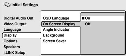 PIONEER DV-757AI - On Screen Display (Visualizador en pantalla) - 1