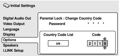 PIONEER DV-757AI - Select a country code. - 2