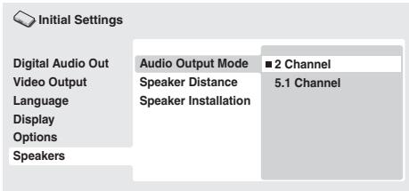 PIONEER DV-LX50 - Audio Output Mode - 1