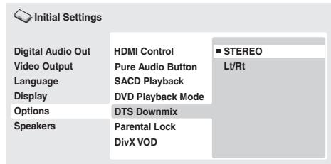 PIONEER DV-LX50 - DTS Downmix - 1