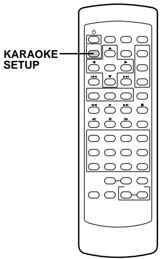 PIONEER DVD-V550 - Making Settings on the Karaoke Setup Menu - 1