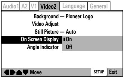 PIONEER DVJ-X1 - Ein- und Ausschalten der Einblendungsanzeigen (Expert-Modus) - 1