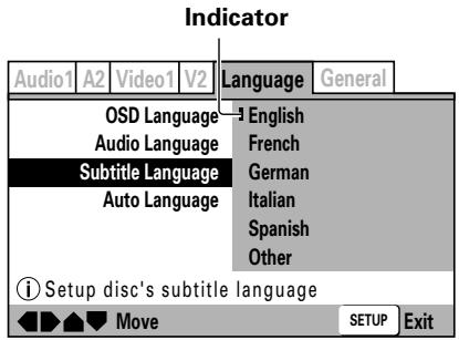 PIONEER DVJ-X1 - Disc-dependent settings - 1