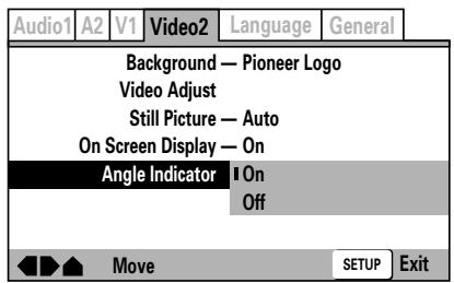 PIONEER DVJ-X1 - Aanduiding van opnamehoek-symbool (Expert-functie) - 1