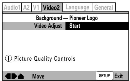 PIONEER DVJ-X1 - Een preset beeldkwaliteit selecteren - 1