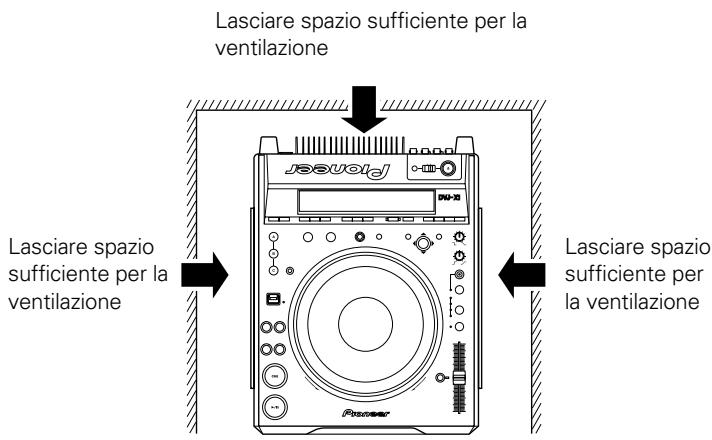 PIONEER DVJ-X1 - Posizione di installmente - 2