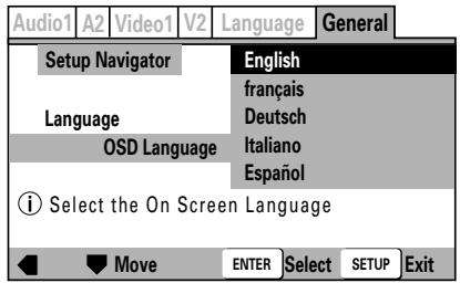 PIONEER DVJ-X1 - Select On-Screen-Display (OSD) Language - 1