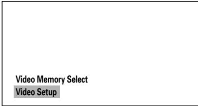 PIONEER DVJ-X1 - Use the cursor button's up/down sides (/) to select [Video Setup] and press the ENTER button. - 1