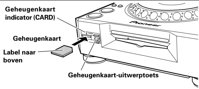 PIONEER DVJ-X1 - ■ Plaatsen van een geheugenkaart - 1