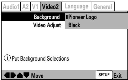PIONEER DVJ-X1 - Seleccionar fondo (Background) - 1