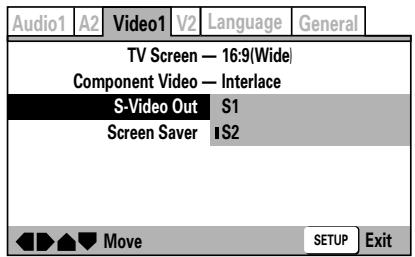 PIONEER DVJ-X1 - Wahl des S-Videoausgangssignals (Expert-Modus) - 1