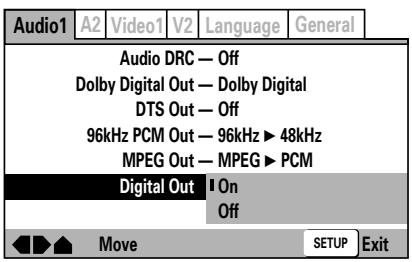 PIONEER DVJ-X1 - Activar/desactivar calidad digital (Digital Out) (Modo Expert) - 1