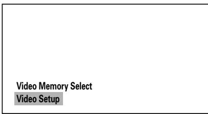 PIONEER DVJ-X1 - Utilice los lados superior/inferior (/) del botón del cursor para selecciónar [Video Setup] y presione el botón ENTER. - 1