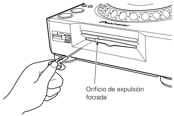 PIONEER DVJ-X1 - Si intentase utilizar la referencia de expulsion forzada inmediamente afterwards de haber desconectado la alimentacion, podrian producirse los peligos siguientes: - 1