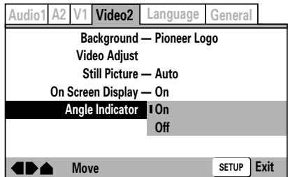 PIONEER DVJ-X1 - Affichage duvoyant d'angle (mode expert) - 1