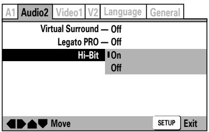 PIONEER DVJ-X1 - Fonction hi-bit (mode expert) - 1