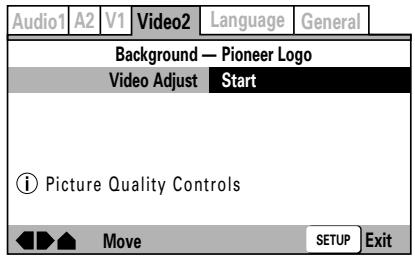 PIONEER DVJ-X1 - Per scegliere una qualità prefissata dell'immagine - 1