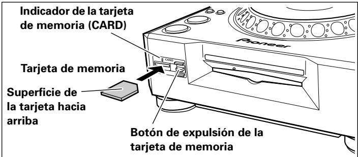 PIONEER DVJ-X1 - Carga de una tarjeta de memoria - 1