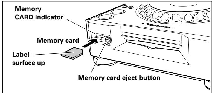 PIONEER DVJ-X1 - Loading a memory card - 1