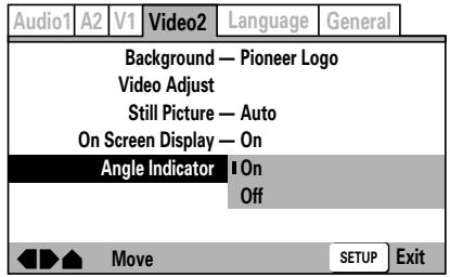 PIONEER DVJ-X1 - Anzeige des Betrachtungswinkel-Symbols (Expert-Modus) - 1