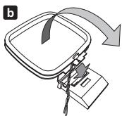 PIONEER DVR-440H-AV (RCS-404H) - Assemble the AM loop antenna. - 2