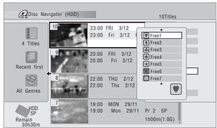 PIONEER DVR-440H-AV (RCS-404H) - Genre Name - 4