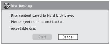PIONEER DVR-440H-AV (RCS-404H) - When the data has been copied, take out the disc and load a blank\* recordable DVD. - 1
