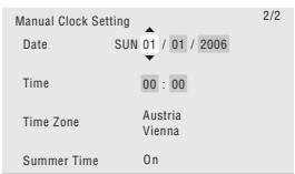 PIONEER DVR-440H-AV (RCS-404H) - - Manual clock setting - 3