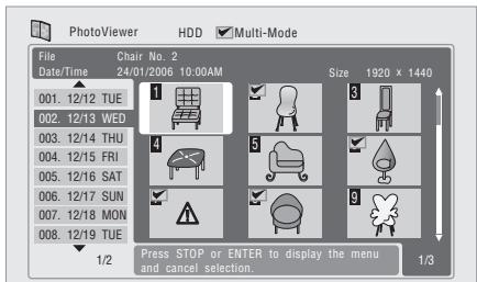 PIONEER DVR-440H-AV (RCS-404H) - To add a file/folder to the list, select it, then choose 'Select' from the menu. - 1