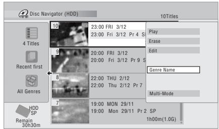 PIONEER DVR-440H-AV (RCS-404H) - Genre Name - 2