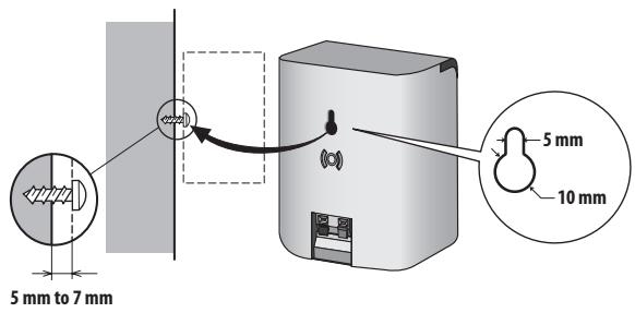 PIONEER DVR-440H-AV (RCS-404H) - Wall mounting the speakers (RCS-404H/RCS-505H) - 1
