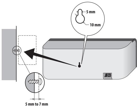 PIONEER DVR-440H-AV (RCS-404H) - Wall mounting the center speaker - 1