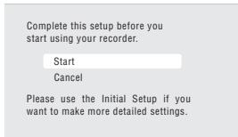 PIONEER DVR-440H-AV (RCS-404H) - Start the Setup Navigator. - 1
