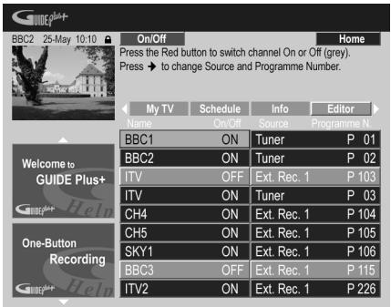 PIONEER DVR-440H-AV (RCS-404H) - Select 'Editor' from the Menu bar. - 1