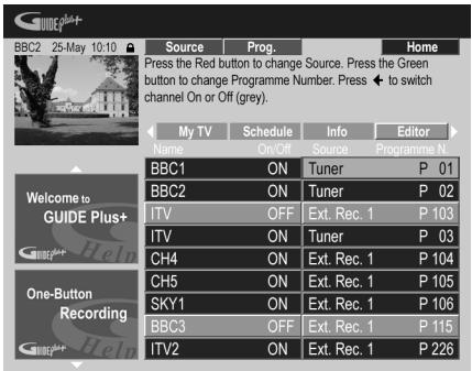PIONEER DVR-440H-AV (RCS-404H) - Select 'Editor' from the Menu bar. - 1