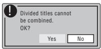 PIONEER DVR-550HX-S - Select Edit>Divide' from the command menu panel. - 4