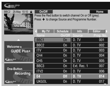 PIONEER DVR-550HX-S - Select 'Editor' from the Menu bar. - 1