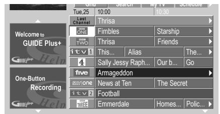 PIONEER DVR-550HX-S - Highlight a channel logo. - 1
