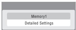 PIONEER DVR-550HX-S - Move the cursor down and select 'Detailed Settings'. - 1