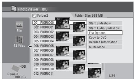 PIONEER DVR-550HX-S - Select the file(s) or folder(s) you want to erase. - 1