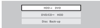 PIONEER DVR-550HX-S - Select 'HDD  DVD'. - 1