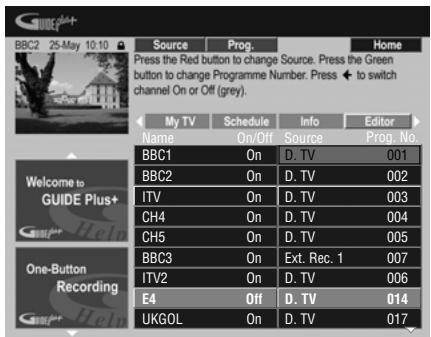 PIONEER DVR-560HX-S - Select 'Editor' from the Menu bar. - 1