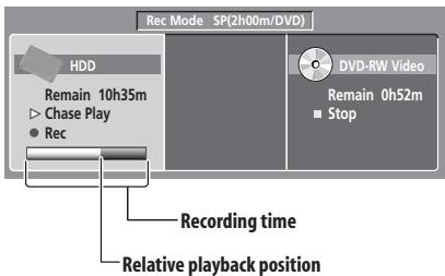 PIONEER DVR-560HX-S - HDD and removable disc activity display - 2