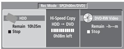 PIONEER DVR-560HX-S - HDD and removable disc activity display - 1