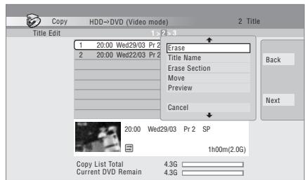 PIONEER DVR-560HX-S - Select a title to edit. - 1