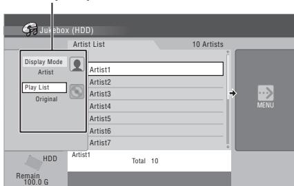 PIONEER DVR-560HX-S - Display the view options panel. - 1