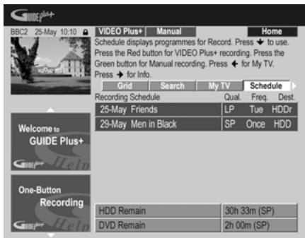 PIONEER DVR-560HX-S - Setting a manual recording - 1