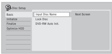 PIONEER DVR-560HX-S - Input Disc Name - 4