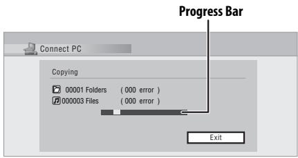 PIONEER DVR-LX61D - Copying files from a PC (Connect PC) - 1