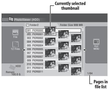 PIONEER DVR-LX61D - Select the file you want to view, copy or edit. - 1
